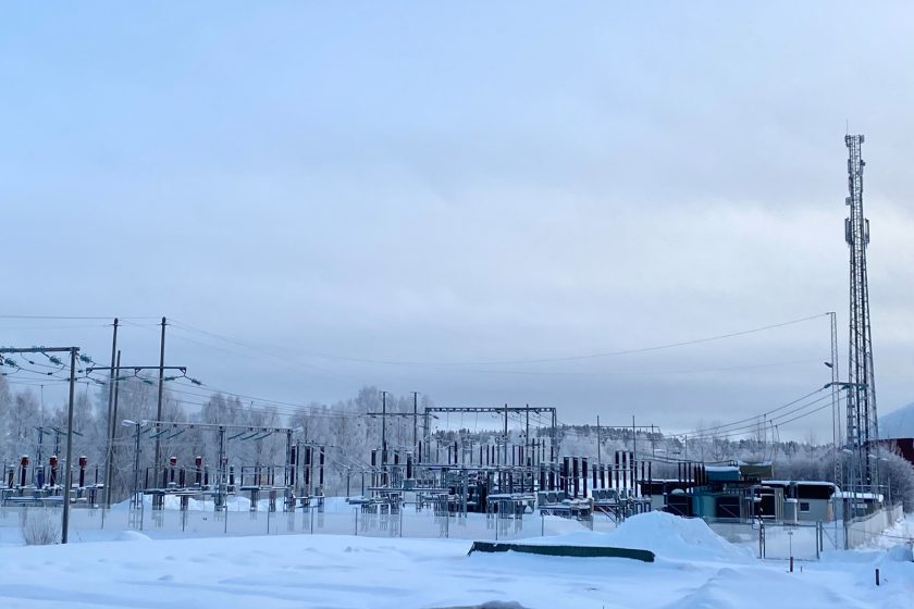 Det befintliga ställverket vid stadsfjärden