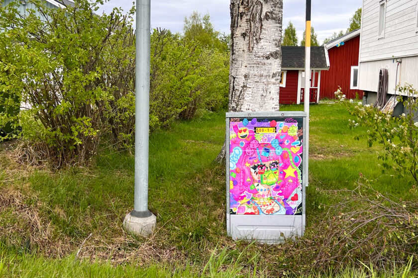 Konst på elskåp Lillpite