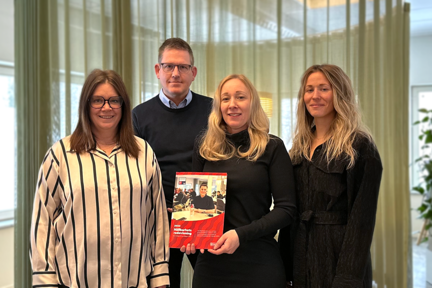 Gruppfoto på delar av Hållbarhetsgruppen