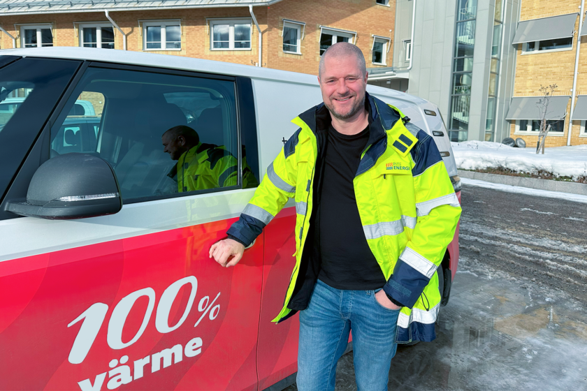 Mikael Lundström, drift- och underhållschef Värme & Kyla.