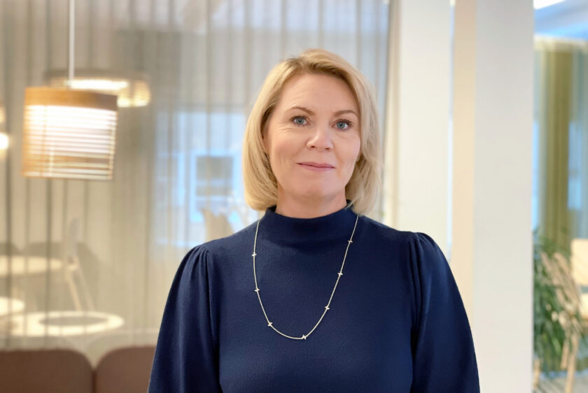 Porträttfoto på Linda Larsson
