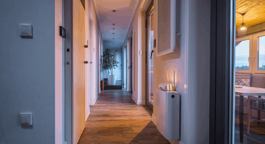 Modern villa el bredband