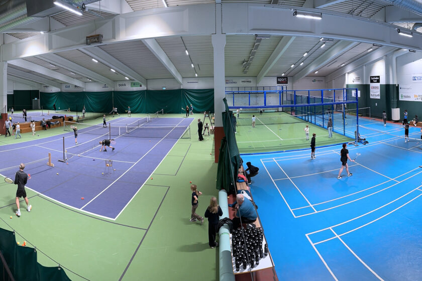 Bild från Piteå Tennishall