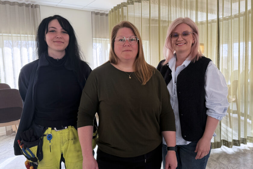 Linnea Sjönberg, Ida Viklund och Malin Höglund